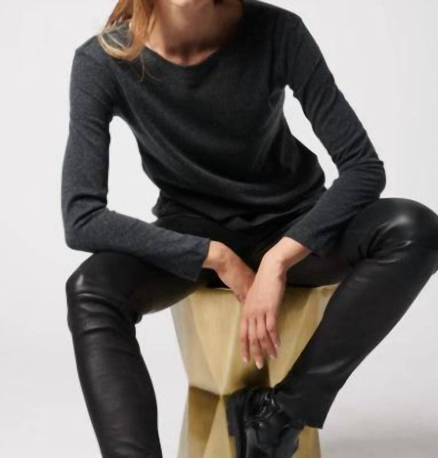 Majestic Filatures - Cotton Cash Long Sleeve Crew