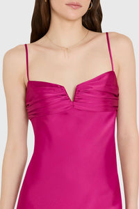 Amanda Uprichard Ira Maxi Dress in pink - women's dress - view 4
