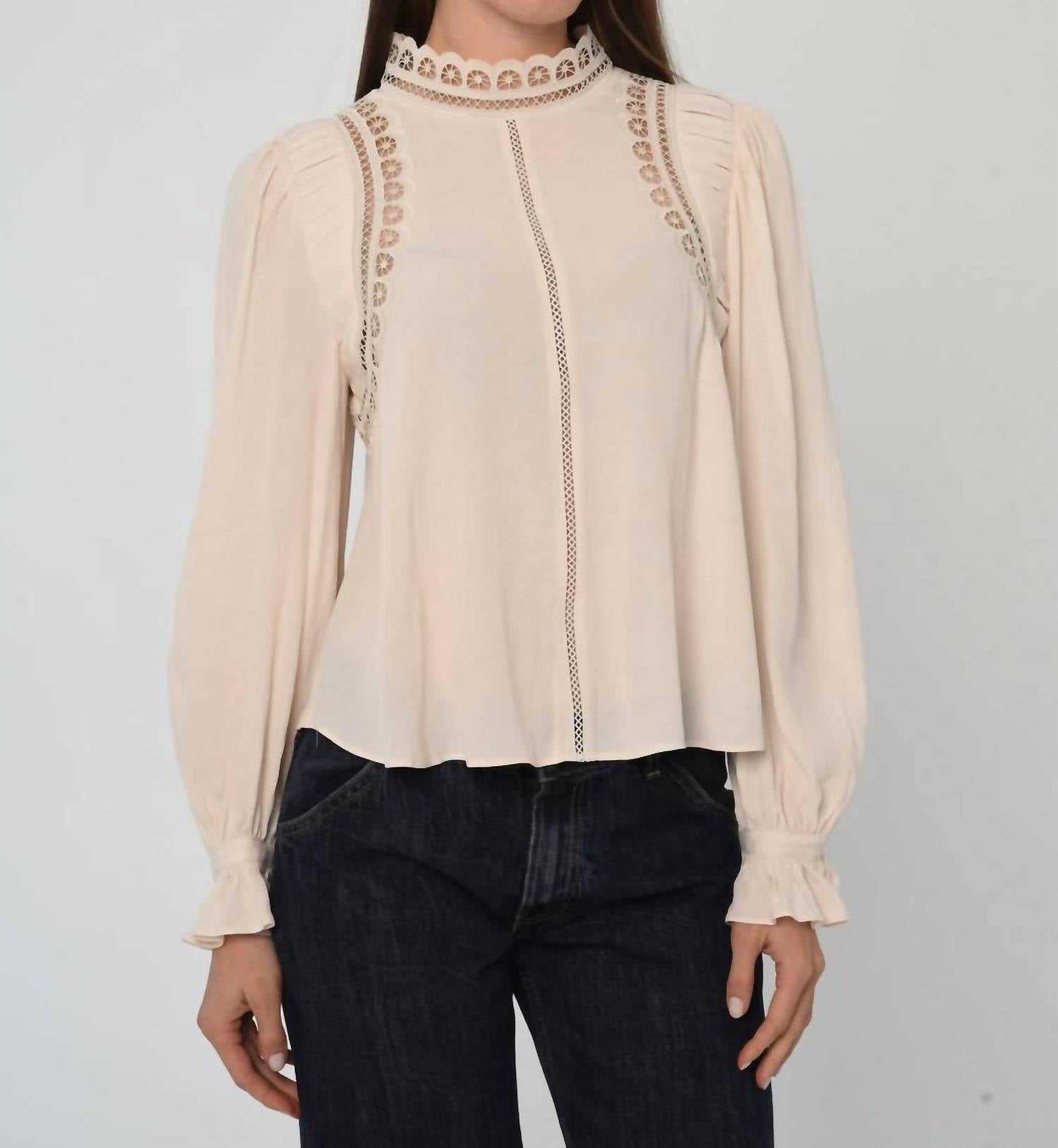 Love The Label - Fiona Lace Long Sleeve Top