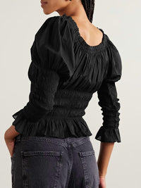 Dôen - Baptisia Shirred Top