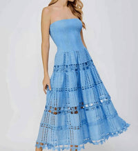 Strut & Bolt - Lena Eyelet Midi Dress