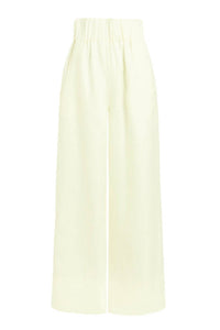 BONDI BORN Women's Universal Linen Trousers in porcelain - women's pants