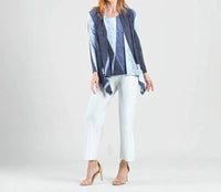 Clara Sunwoo - 2pc Draped Cardigan & Tank Twinset