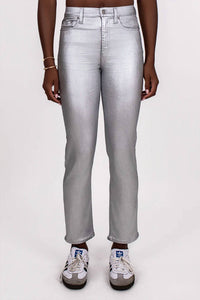 Daze - Coated Slim Straight Leg Jean
