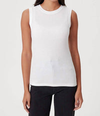 Goldie - Rib Sleeveless Shell Tee
