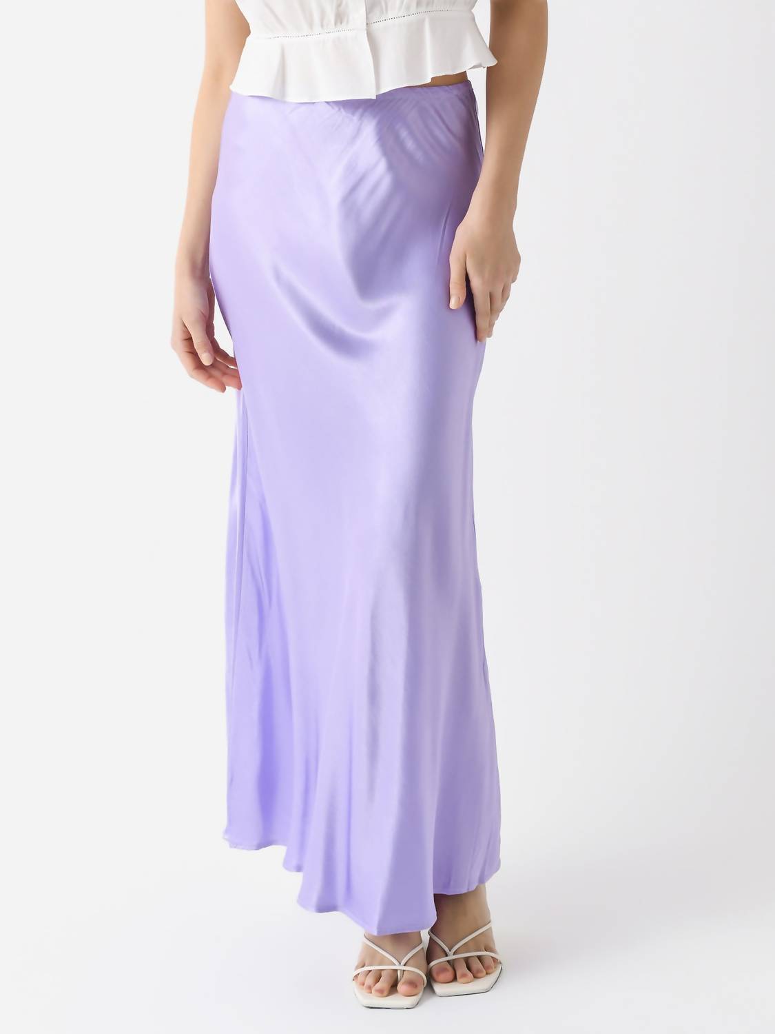 Starkx - Bias Cut Maxi Skirt