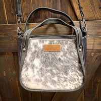 Wrangler - Women's Genuine Hair On Cowhide Tote Crossbody Bag