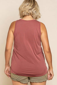 Pol - Aztec Pocket Tank Top