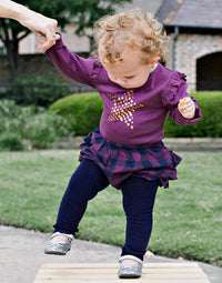 Rufflebutts - BABY GIRLS BUFFALO PLAID DIAPER COVER
