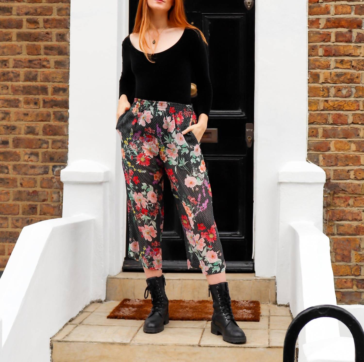 Candice Held - Charlotte Silk Georgette Cropped Pants