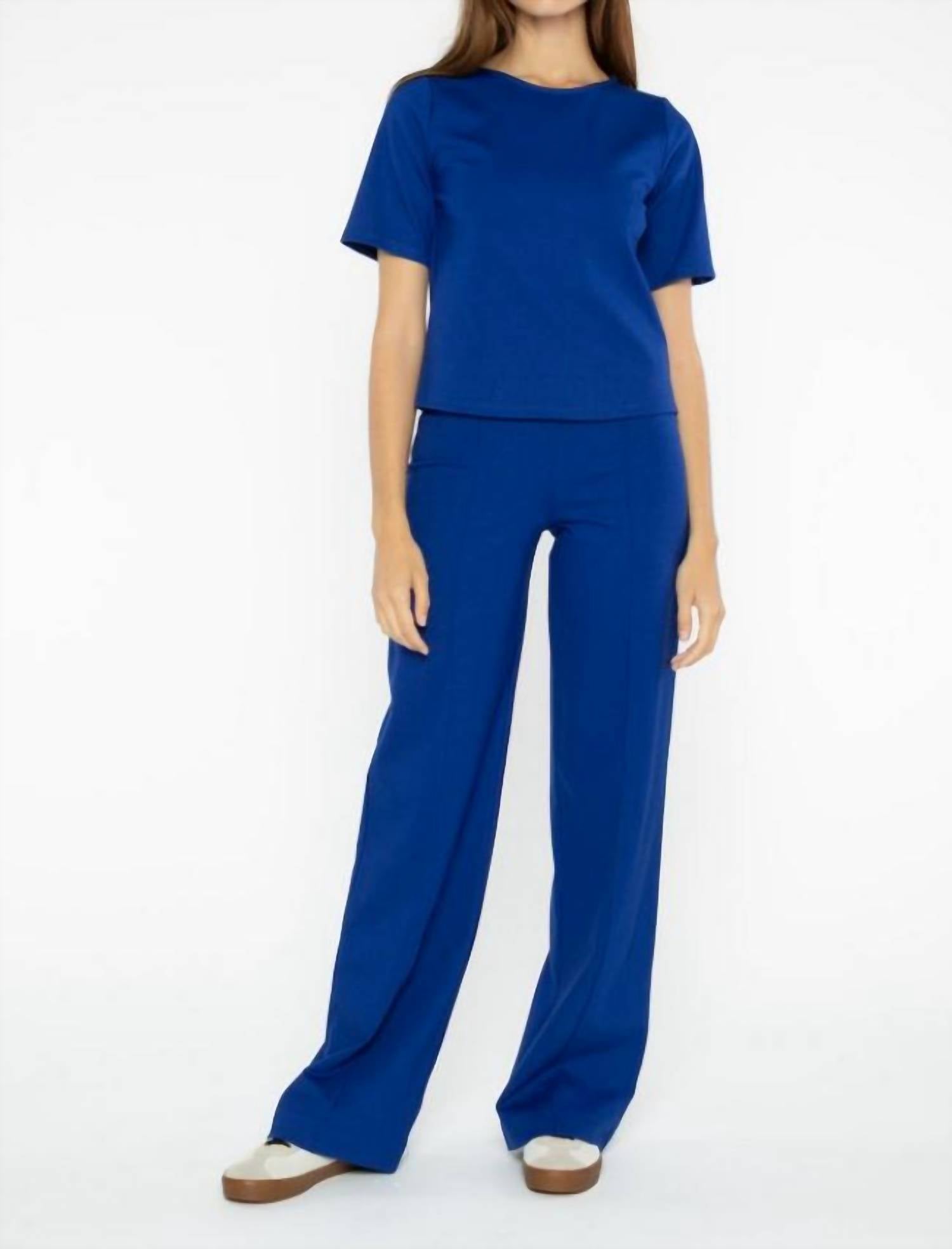 Ripley Rader - Ponte Knit Crop Wide Leg Pants