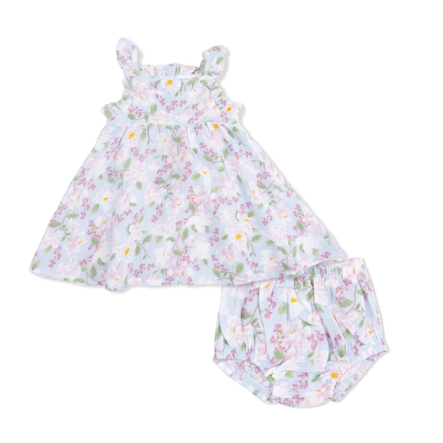 Angel Dear - Kids' Ruffle Sundress With Bloomer