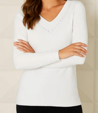 French Kyss - Braided V-Neck Top