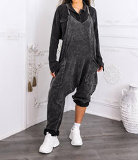 Surelymine - Relaxed Fit Pocket Overalls
