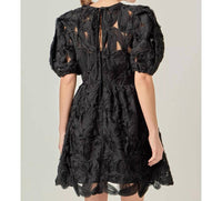 English Factory - Flower Embellished Mini Dress