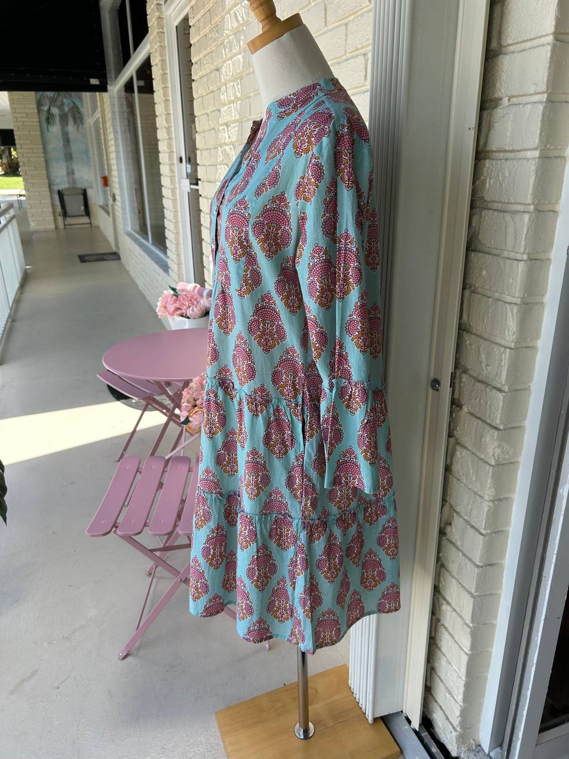 Just Darviny - Garden Long Sleeve Midi Dress