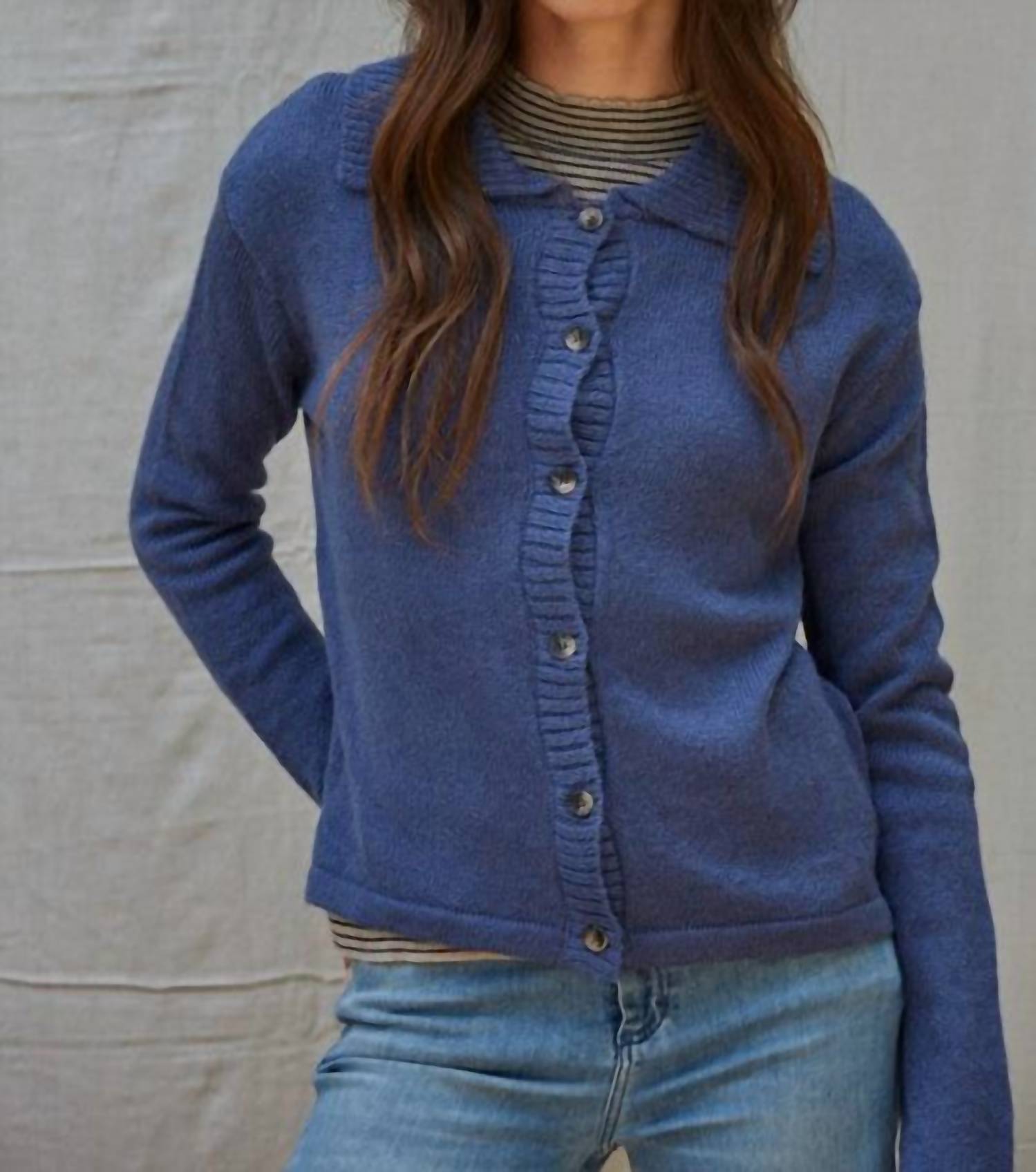 By Together - Lumi Collared Cardigan Top