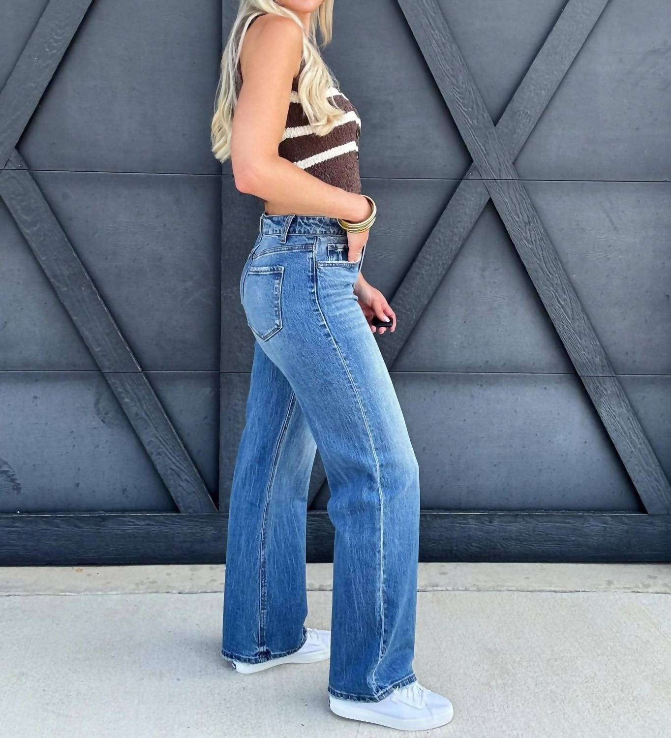 Vervet By Flying Monkey - Vervet High Rise Full Length Jeans