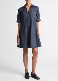Vince - A Line Short Sleeve Dress