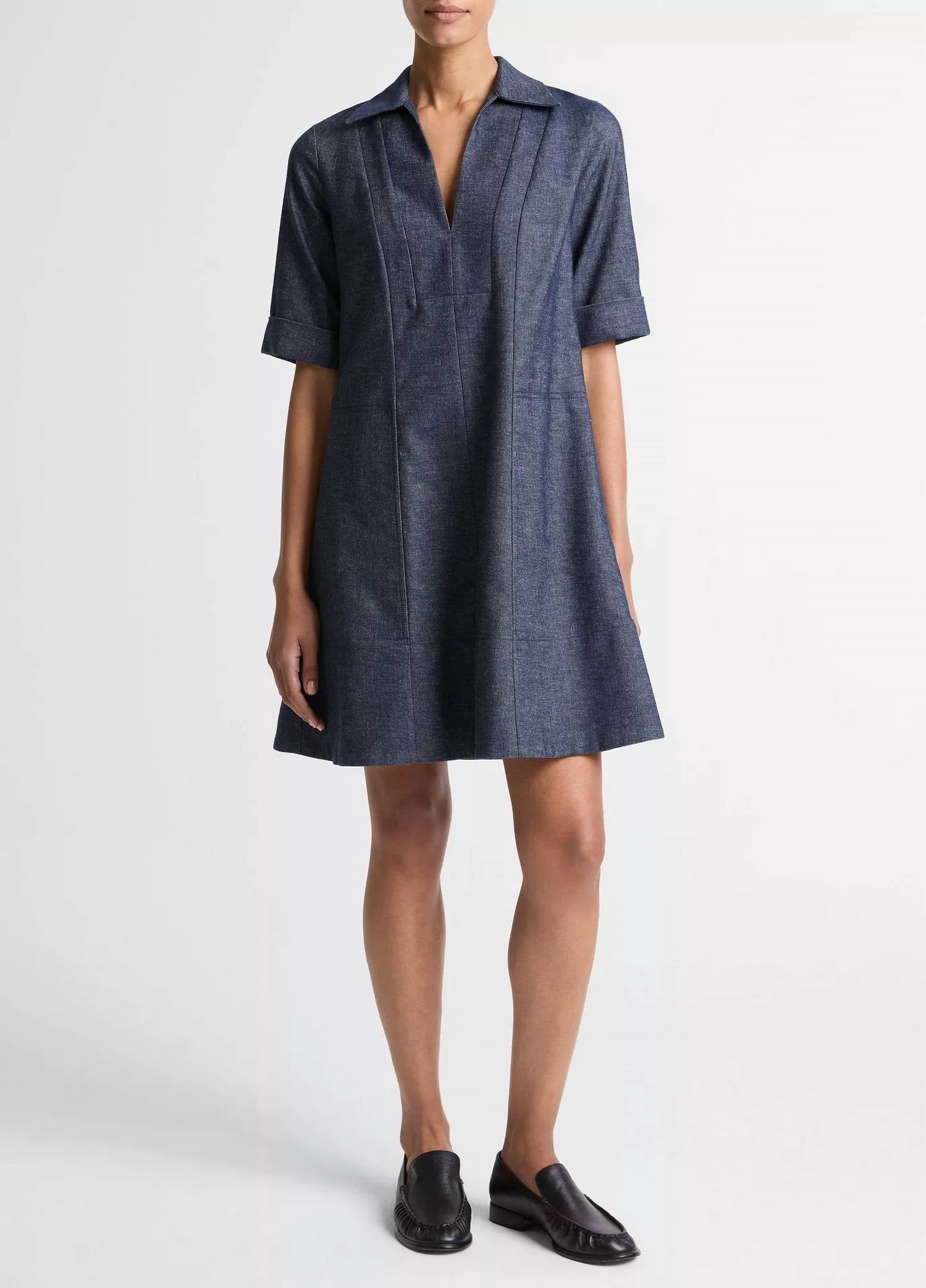 Vince - A Line Short Sleeve Dress