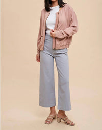 In-Loom - Garment Washed Tencel Bomber Jacket