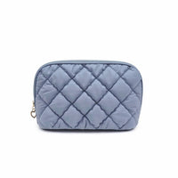 Urban Expressions - Women's Cloud Kiss Quilted Puffer Nylon Cosmetic Dome Pouch