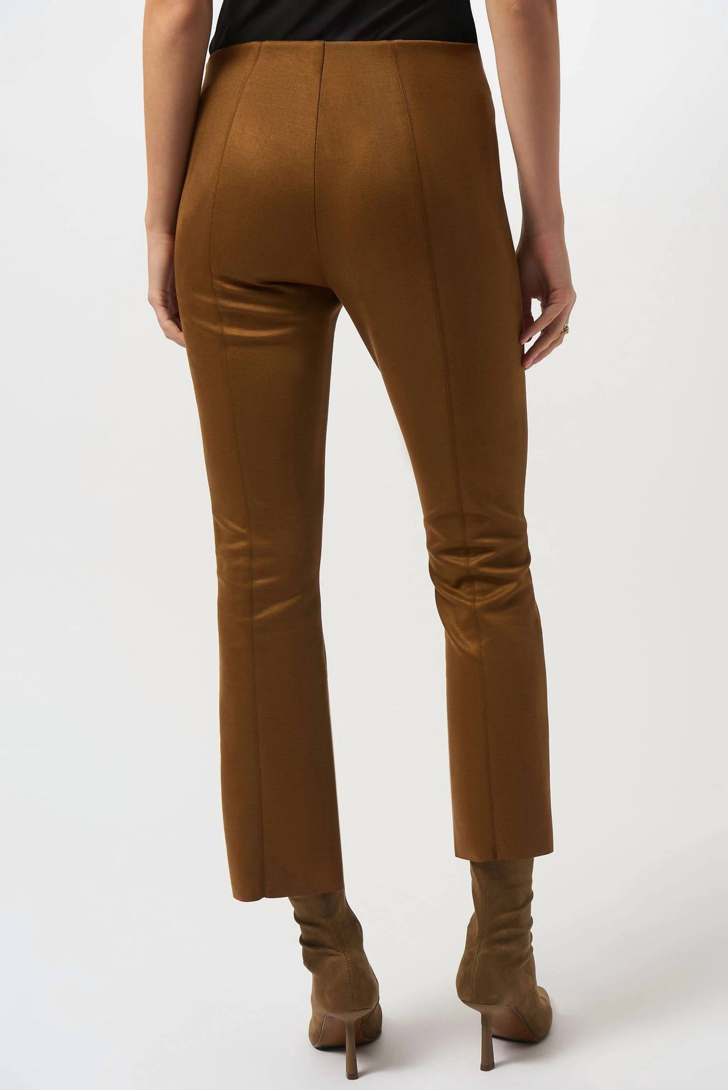 Joseph Ribkoff - Marled Flare High Rise Trousers