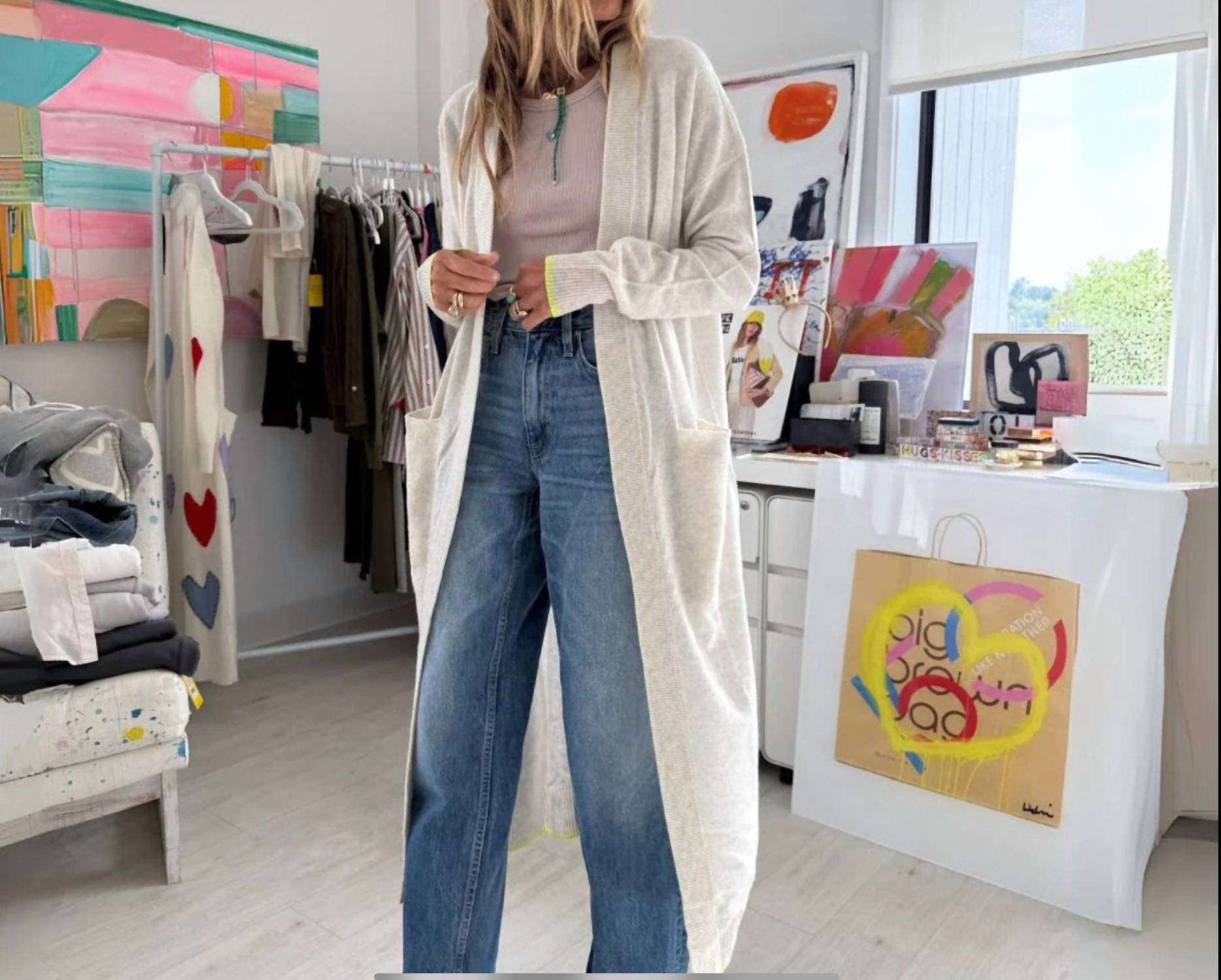 Kerri Rosenthal - Super Duper Made With Love Duster Cardigan