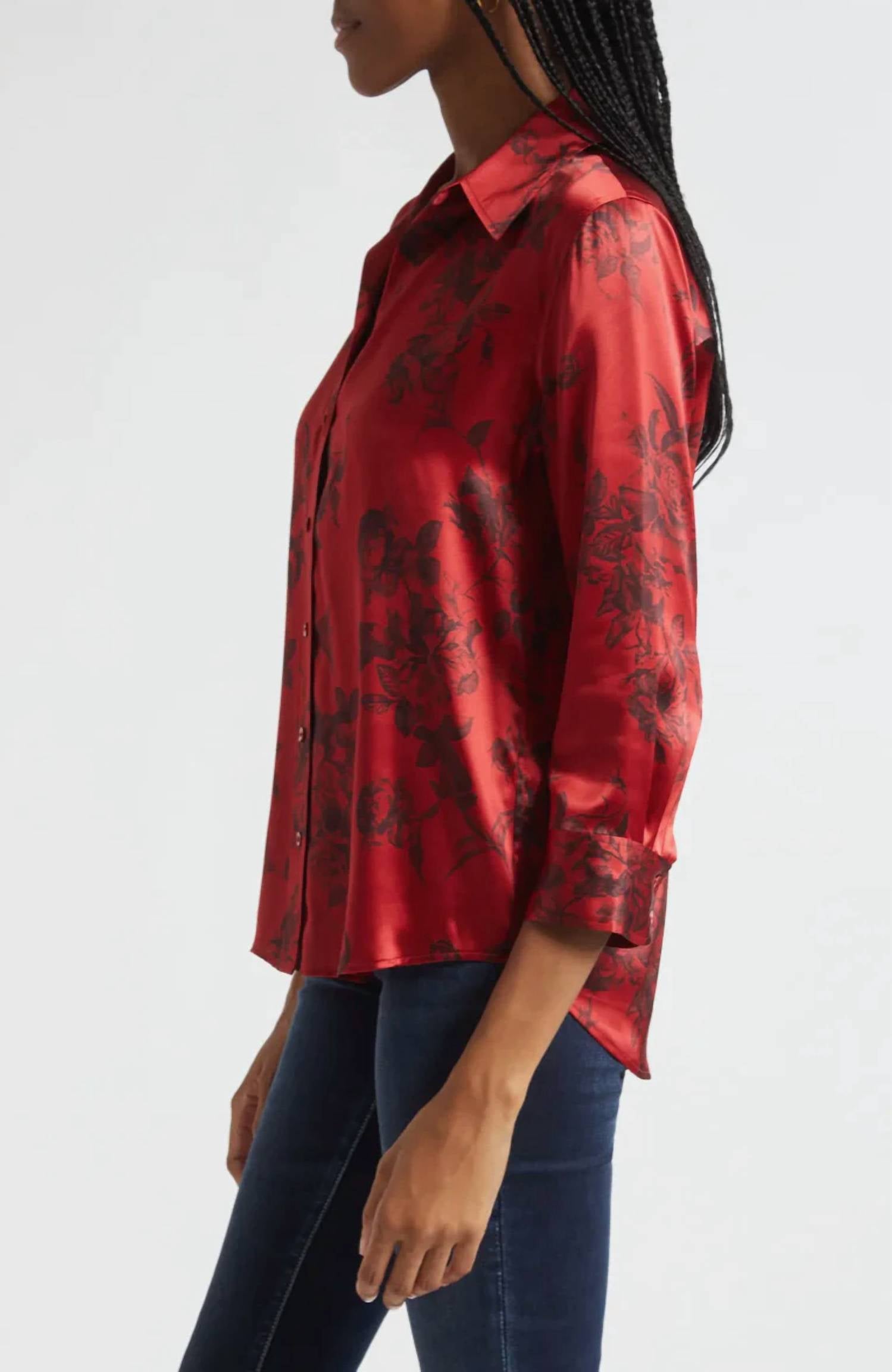 L'Agence - Dani 3/4 Sleeve Blouse