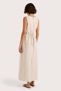 FAITHFULL THE BRAND Taylor Maxi Dress in natural - women's dress - alternate view