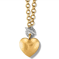 Brighton - Inner Circle Heart Toggle Close Pendant Necklace