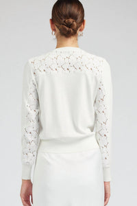 Current Air - Floral Combo Button Down Cardigan
