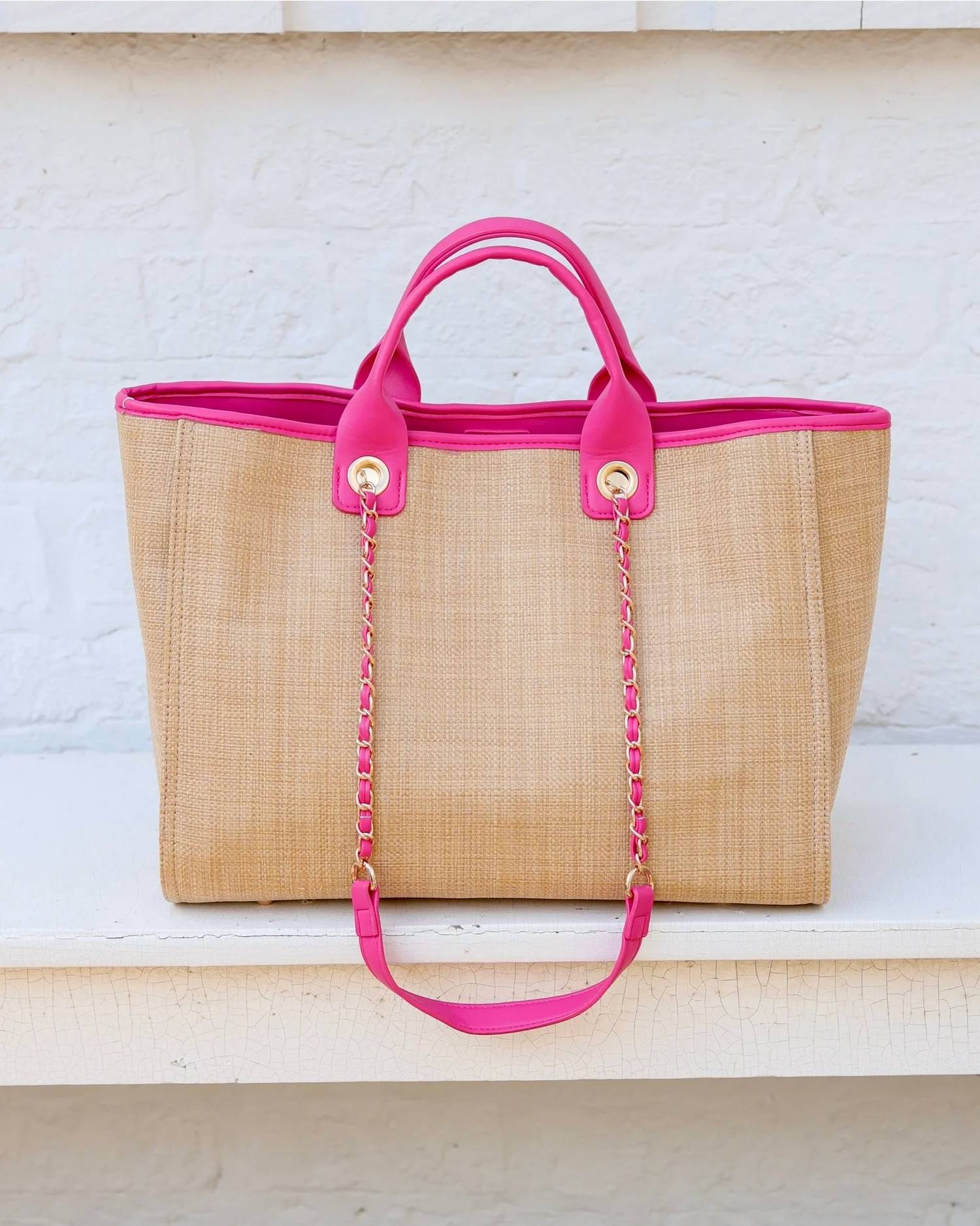Caroline Hill - Missy Natural Tote Bag