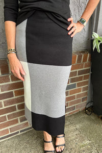 Joseph Ribkoff - Color Block Skirt
