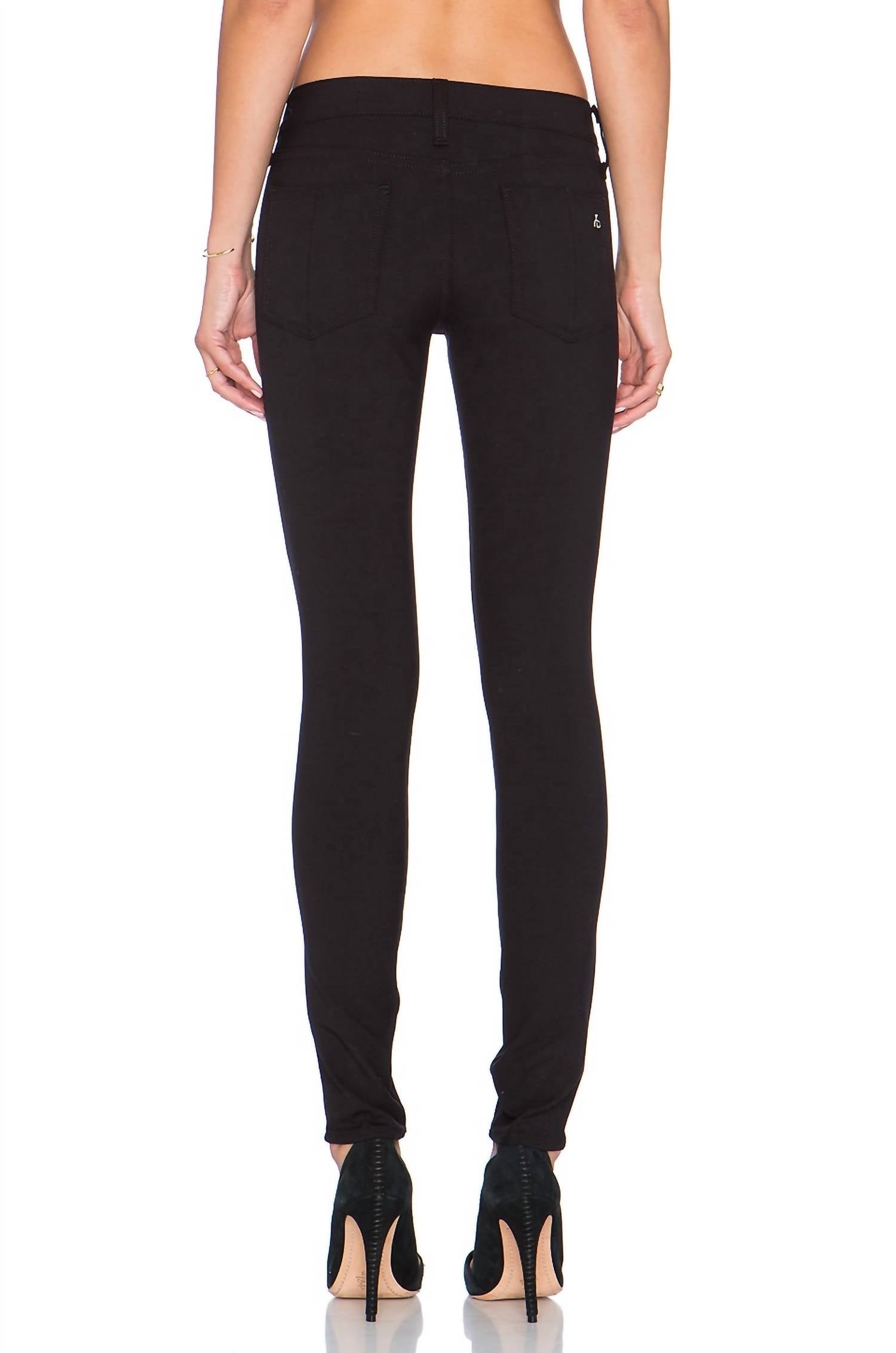 Rag & Bone Pre-loved Mid Rise Ankle Jeans in equestrian - women's jeans - alternate view