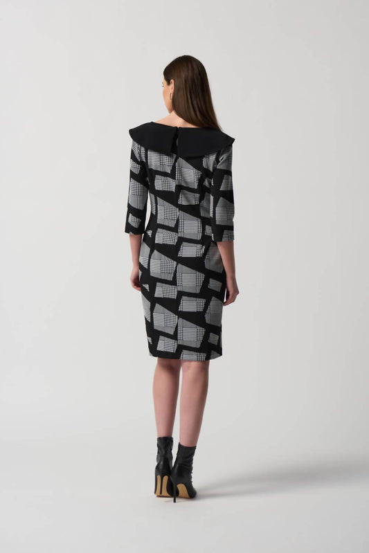 Joseph Ribkoff - Houndstooth Sheath Dress