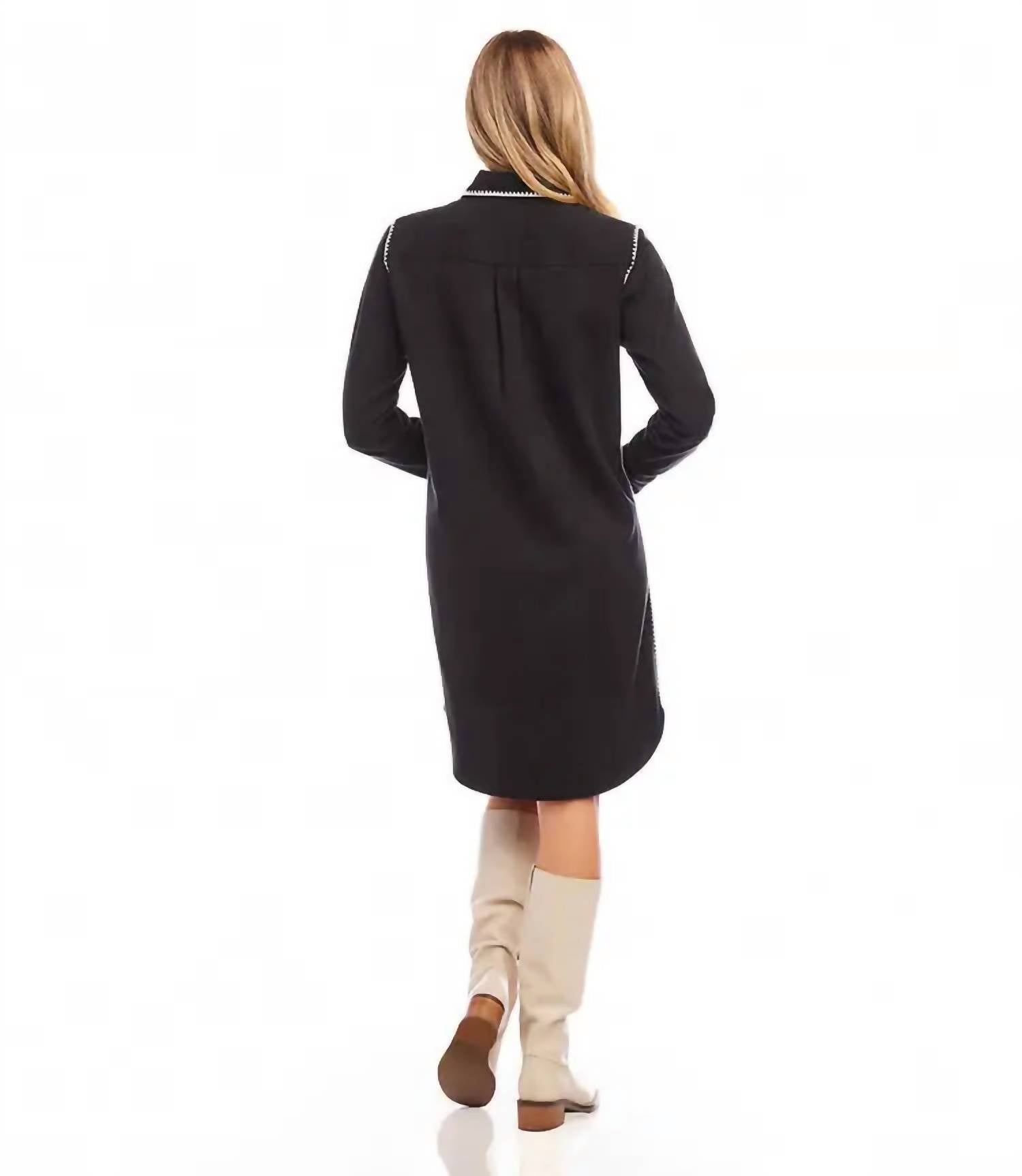 Karen Kane - Beverly Edge Stitch Shirtdress