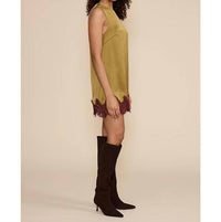 Lucy Paris - Roxy Lace Hem Sleeveless Mini Dress