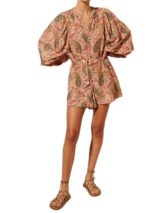 Kivari - Isha Playsuit Romper With Belt