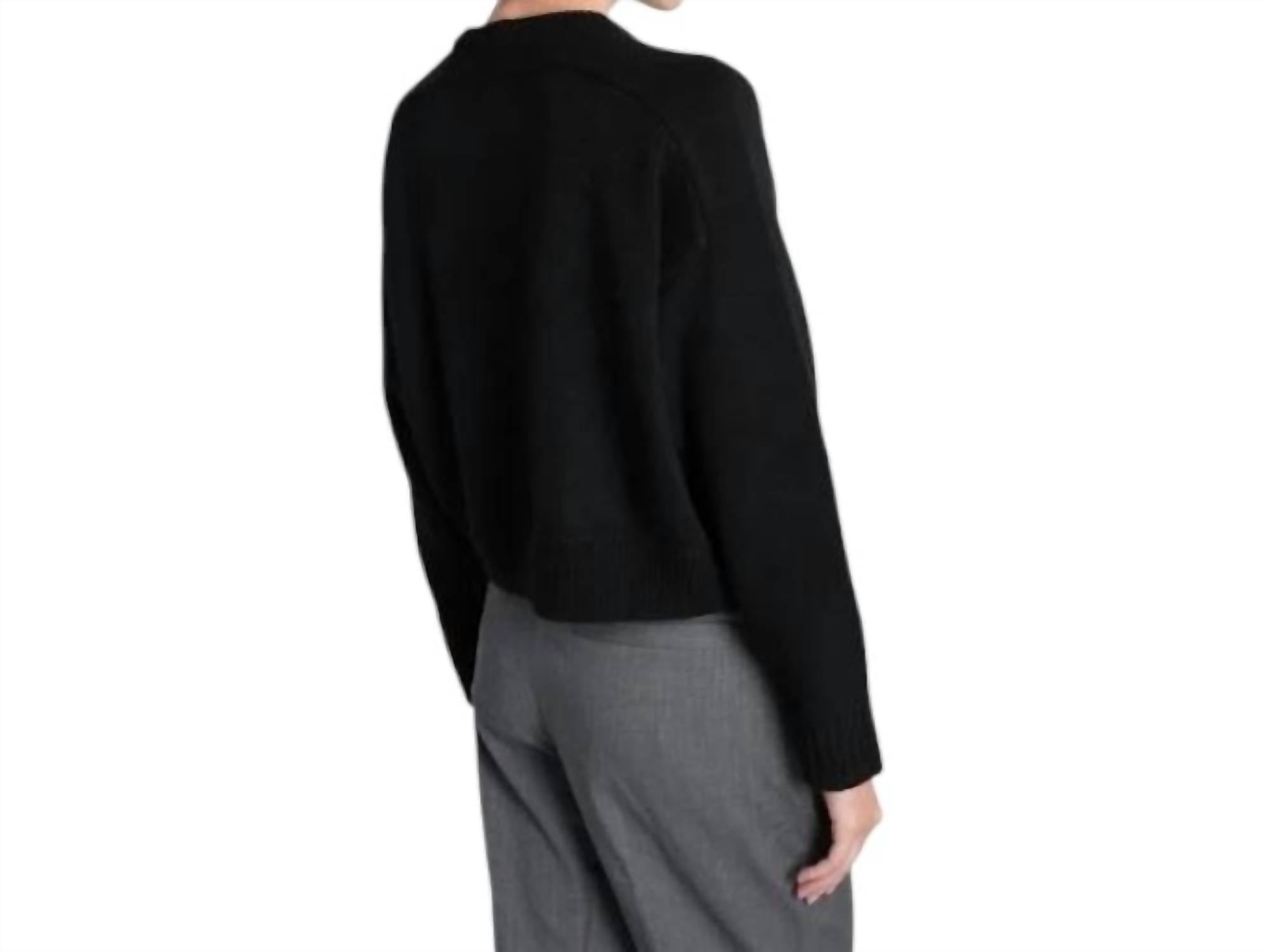 Elaine Kim - Cashmere Crew Neck Crop Sweater