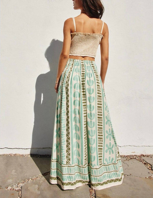 Dress Forum - Smocked Hip Midi Skirt