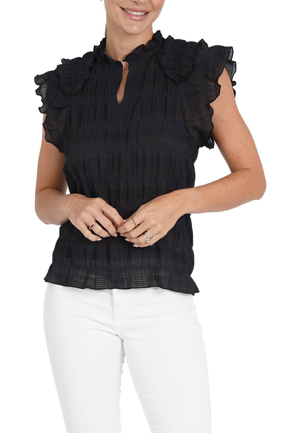 Love Token - Gina Shirred Top