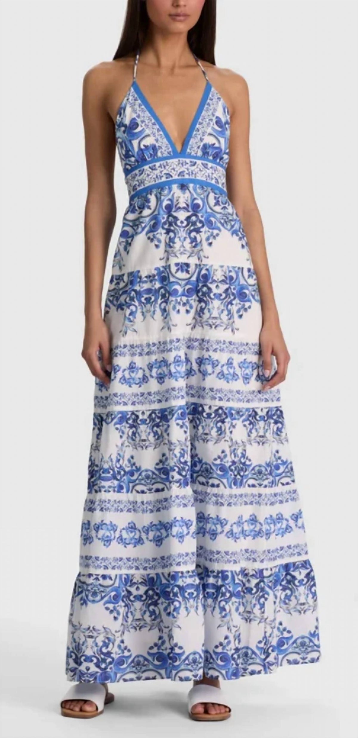 Alice + Olivia - Karolina Tiered Maxi Dress