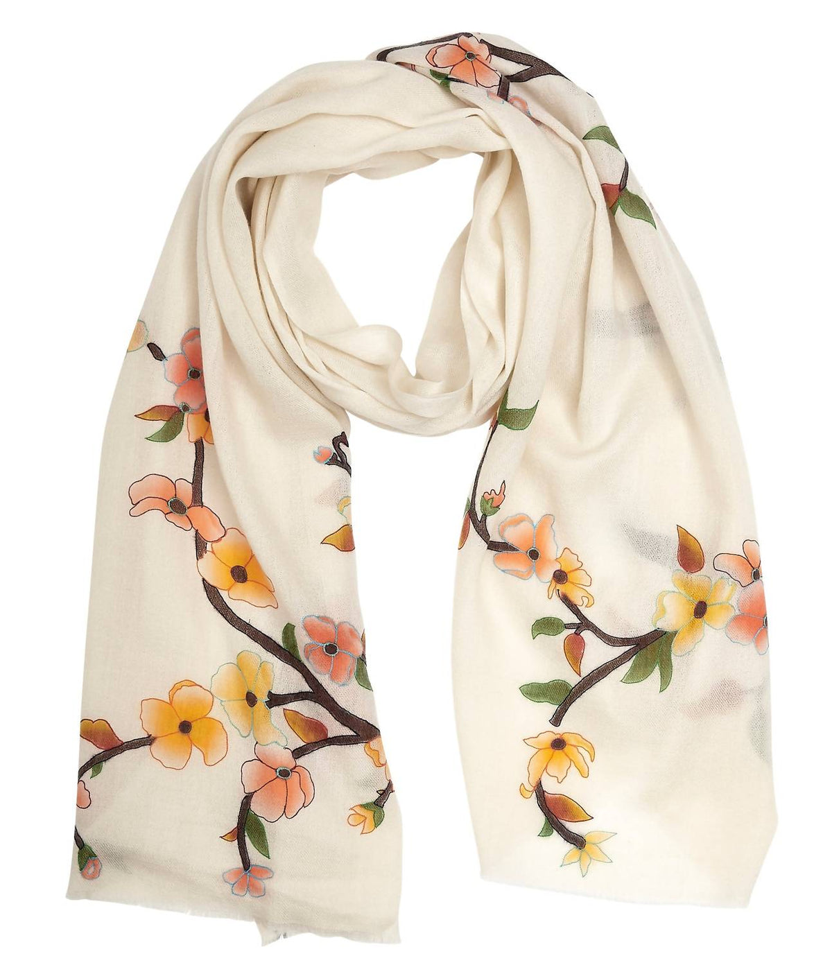 Plume Nova - Floral Whisper Scarf