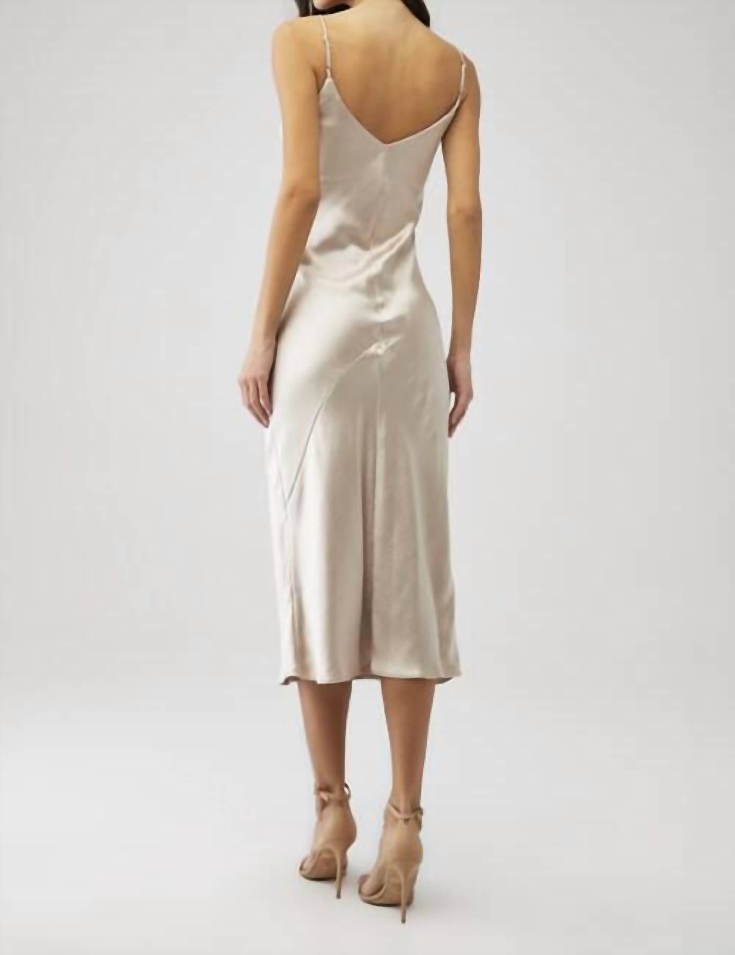 Line And Dot - Dolly Satin Dress