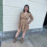 Kori - Kimono Sleeves Back Self Tied Dress