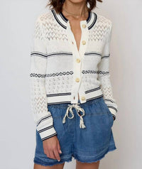Central Park West - Emanuel Nautical Stripe Cardigan