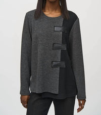 Joseph Ribkoff - Closure Pullover Sweater