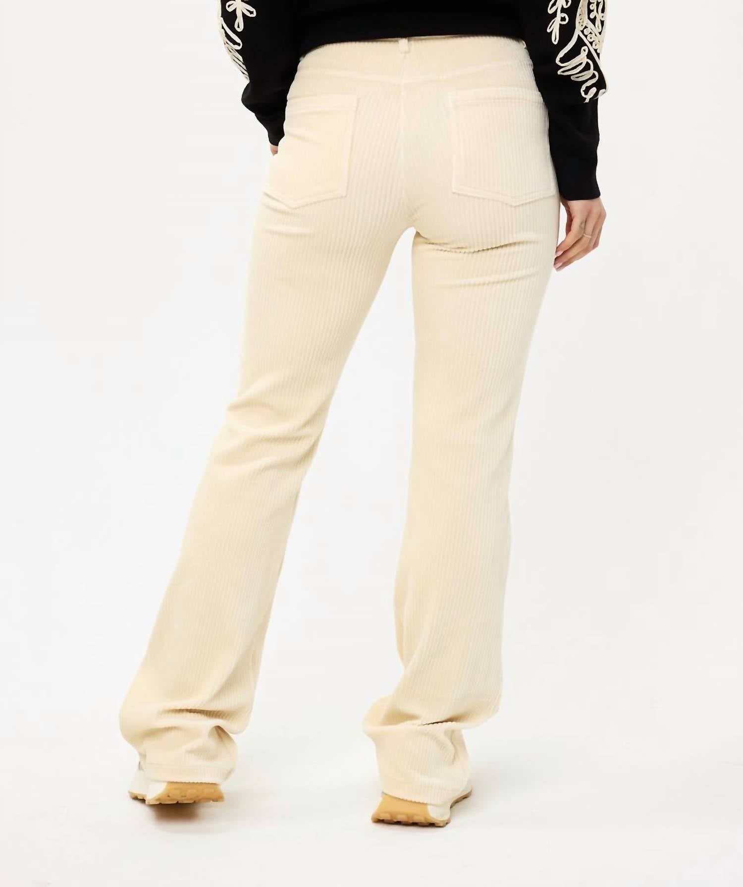 Esqualo - Rib Flare Trousers