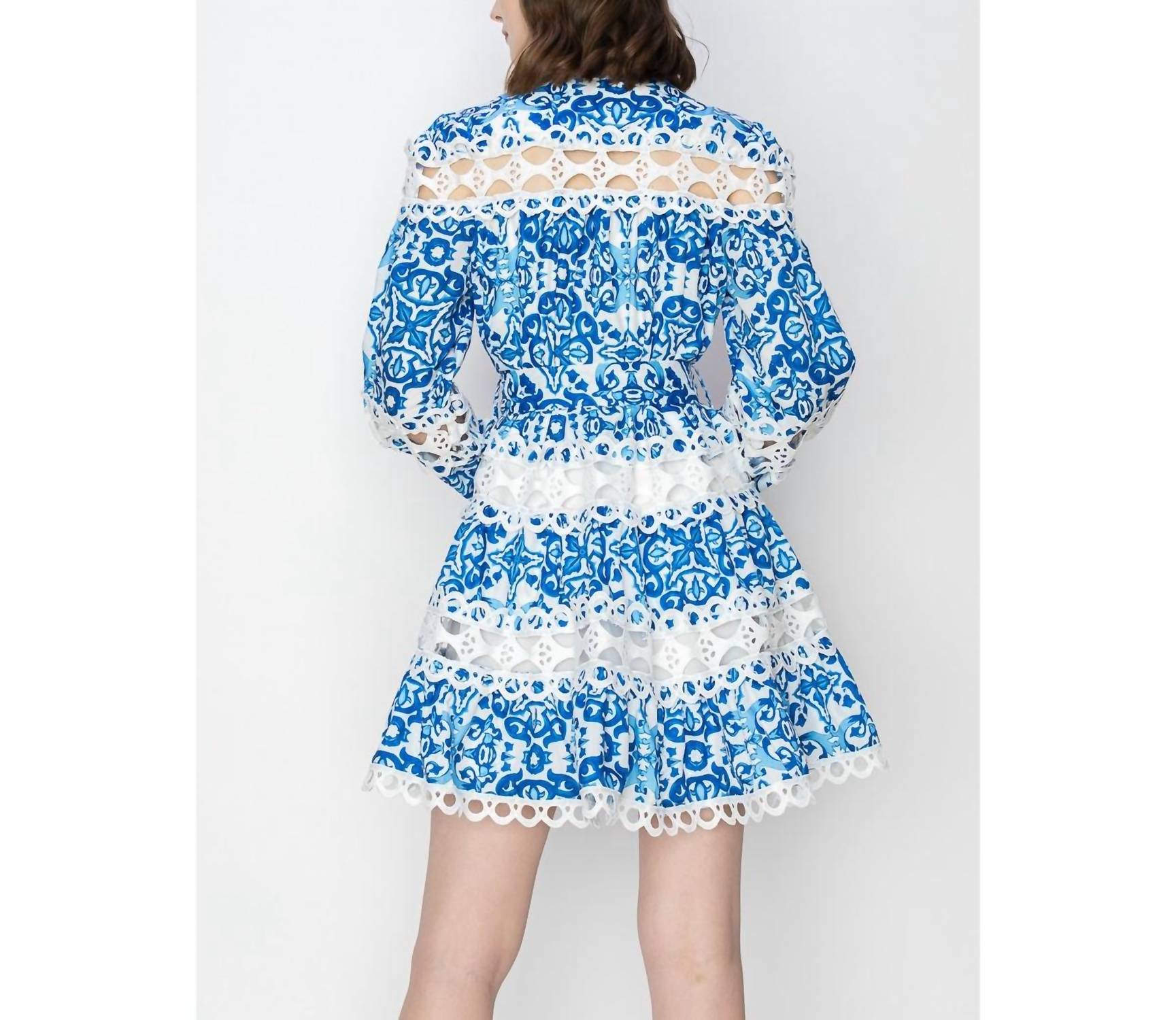 Ina Fashion - Crochet Lace Mini Dress
